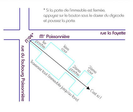 Plan d'accs Lafayette--l'Anis